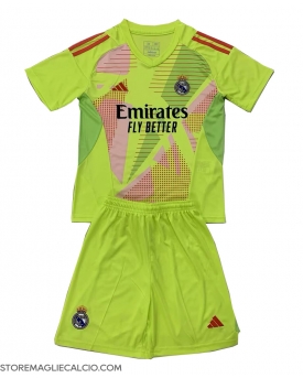 Real Madrid Portiere Maglia Gara Terza Repliche 2024-25 Bambino